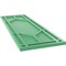 Ekena Millwork True Fit PVC Shaker Fixed Mount Shutters, Lilly Pads, 18W x 32H, PR TFP001SK18X032LP - alternate 2